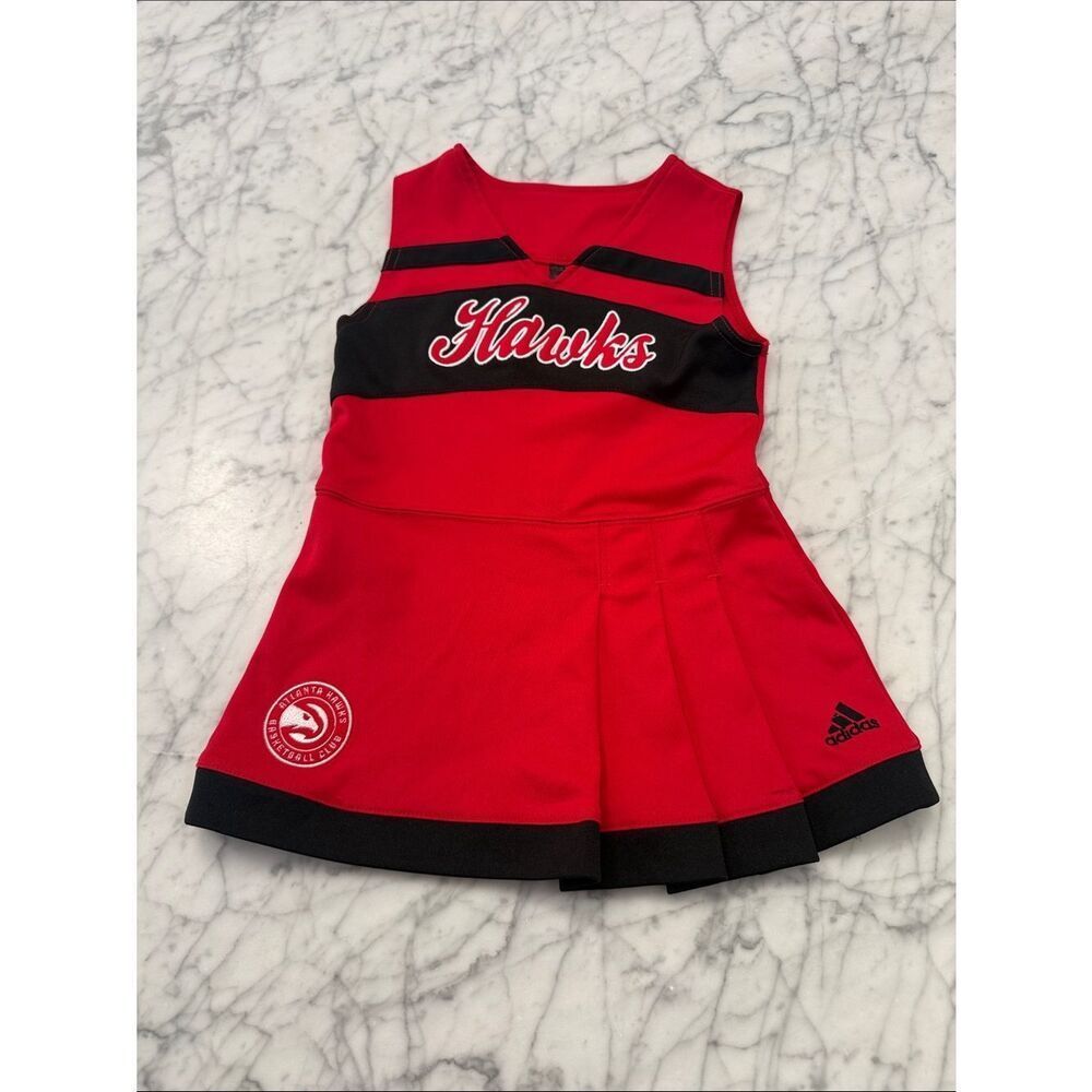 Adidas Atlanta Red Hawks Basketball Cheer Dress Sz 3T NWOT